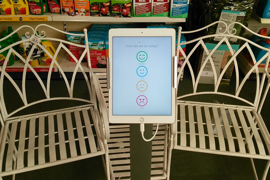Quiosque personalizado para experiência do cliente